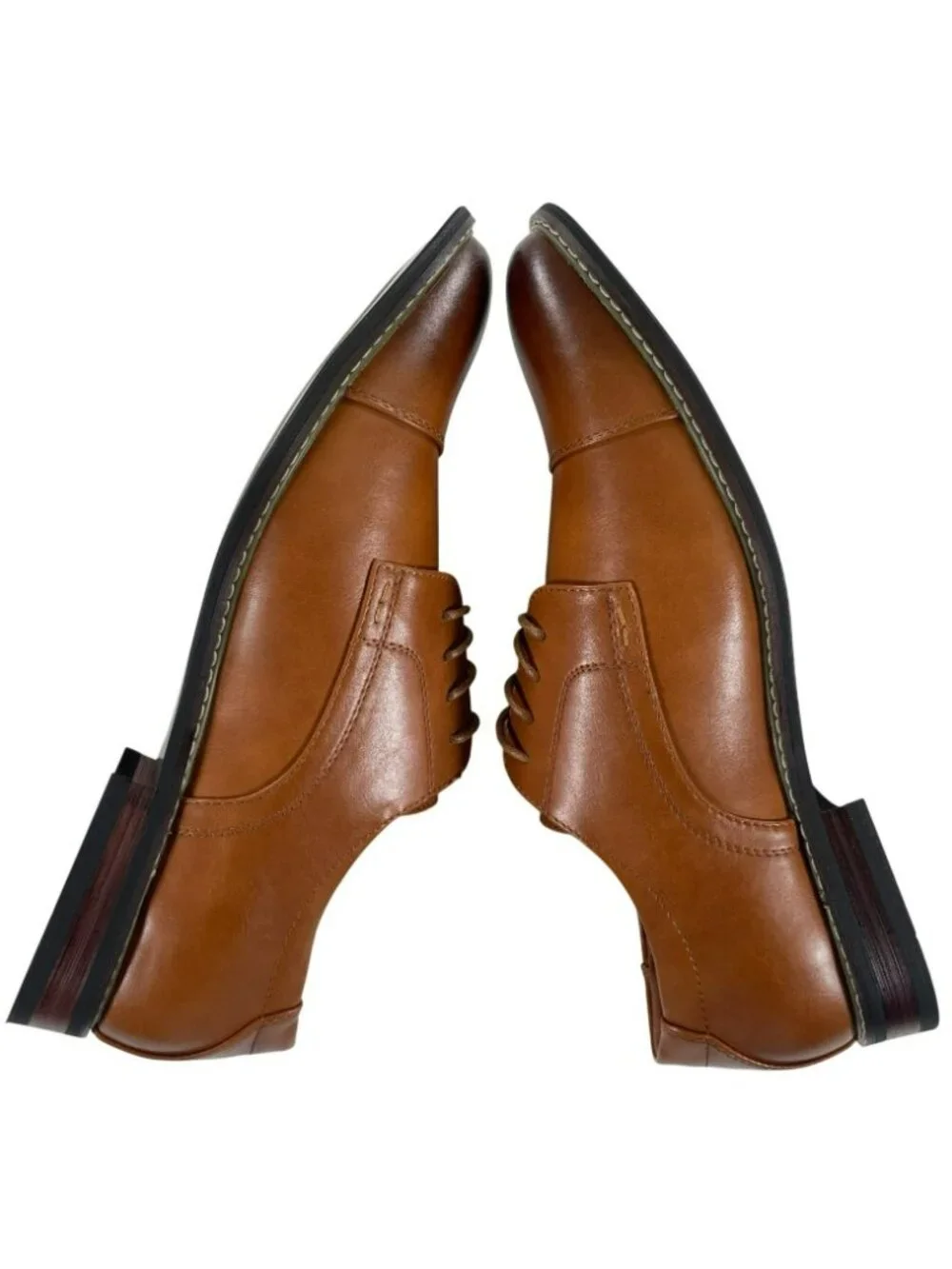 Meridos Classic Brown Leather Oxford Dress Formal Shoes JD01 Men's Size 11.5 NEW